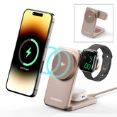 Ambrane AerosynQ Trio 2 Wireless Charger 3 in 1